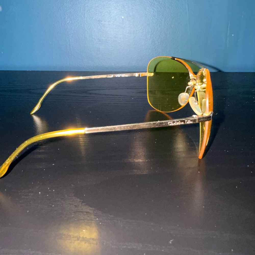 Dior Sunglasses with Vibrant Yellow Lenses - Picture 2 of 5